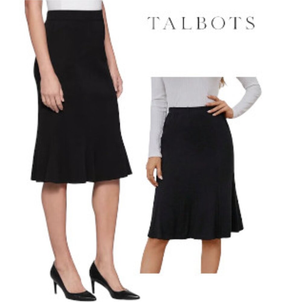 Talbots Classic Slightly Fluted Crepe Fully Lined Career Suit Skirt